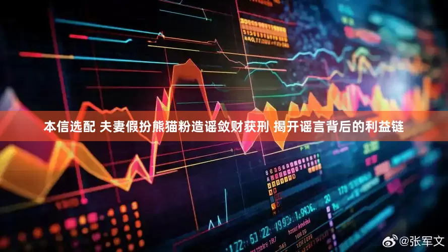 本信选配 夫妻假扮熊猫粉造谣敛财获刑 揭开谣言背后的利益链