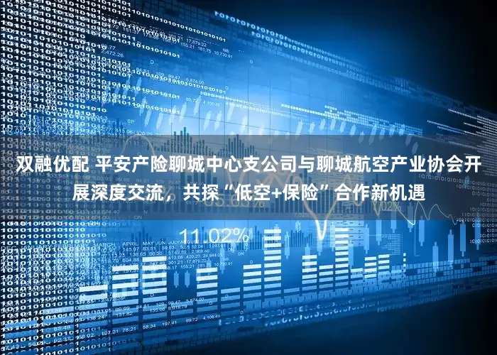 双融优配 平安产险聊城中心支公司与聊城航空产业协会开展深度交流，共探“低空+保险”合作新机遇