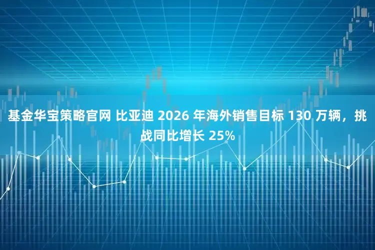 基金华宝策略官网 比亚迪 2026 年海外销售目标 130 万辆，挑战同比增长 25%